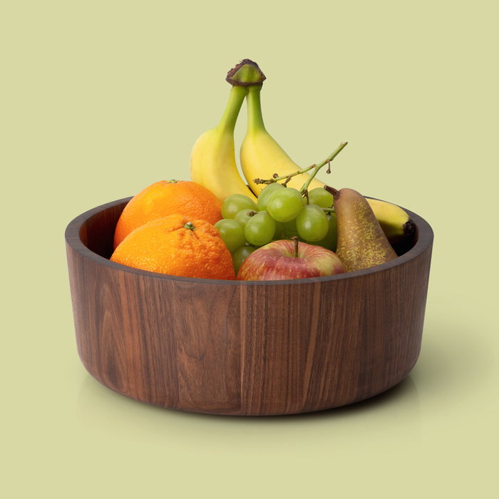 Continenta Ensaladera diámetro 26 cm altura 10,3 cm de Madera de Nogal Aceitada Continenta Ensaladera diámetro 26 cm altura 10,3 cm de Madera de Nogal Aceitada